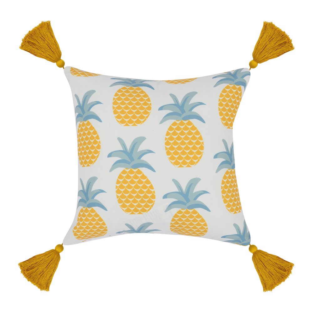Indoor/Outdoor Sonoma Yellow Multi 18x18