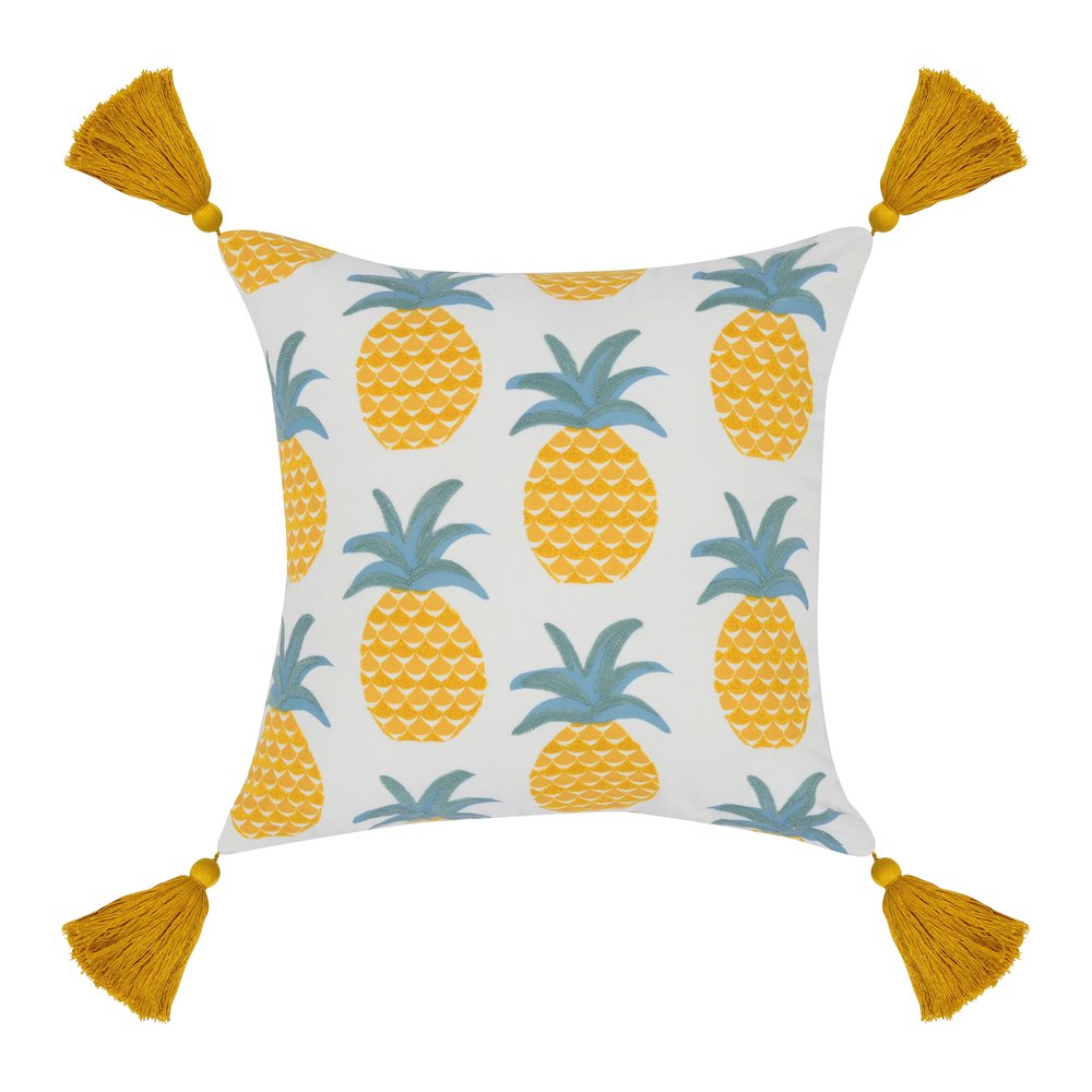 Indoor/Outdoor Sonoma Yellow Multi 18x18