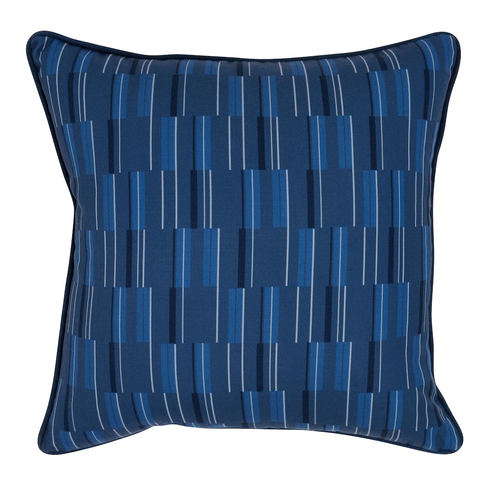 Indoor/Outdoor Nantucket Blue 22x22