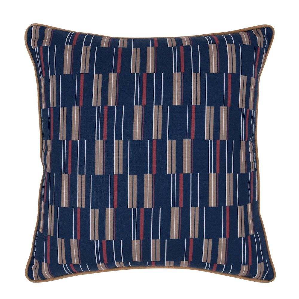 Indoor/Outdoor Nantucket Blue Multi 22x22