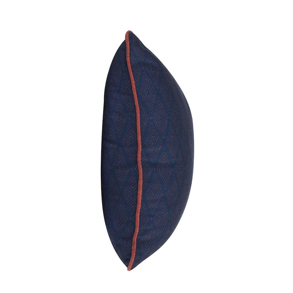 Indoor/Outdoor Gulf Dark Blue/Red 22x22