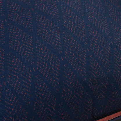 Indoor/Outdoor Gulf Dark Blue/Red 22x22