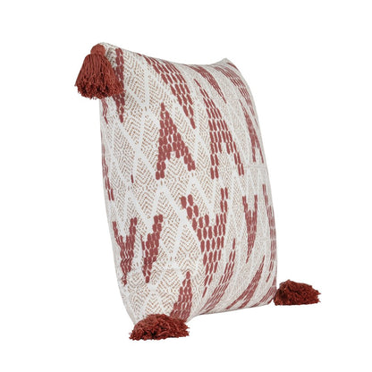 Indoor/Outdoor Sanibel Natural/Clay Red 20x20