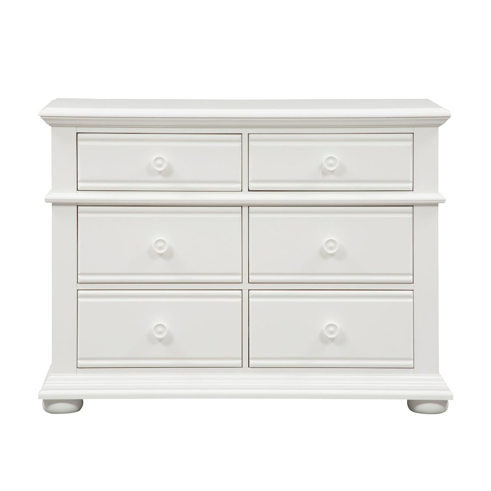 Summer House 6 Drawer Dresser in Oyster White