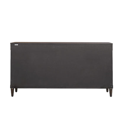 Asher Park 8 Drawer Dresser, Piano Brown Finish