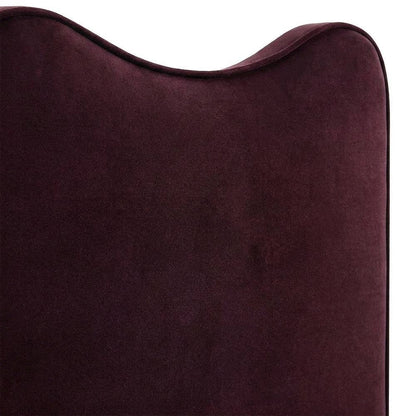 Velvet King Size Headboard Only, King Headboard, Mulberry