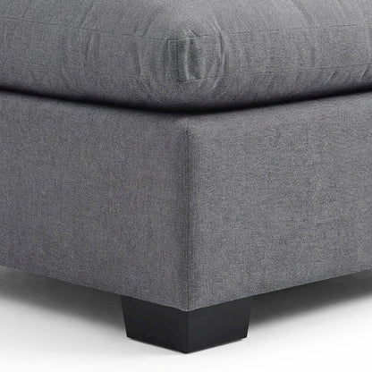 Outdoor Patio Armless Lounge Chair In Weather-Resistant Finish