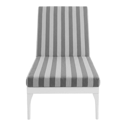 Outdoor Patio Chaise Lounge Chair In Weather-Resistant Finish, Relaxing Comfort