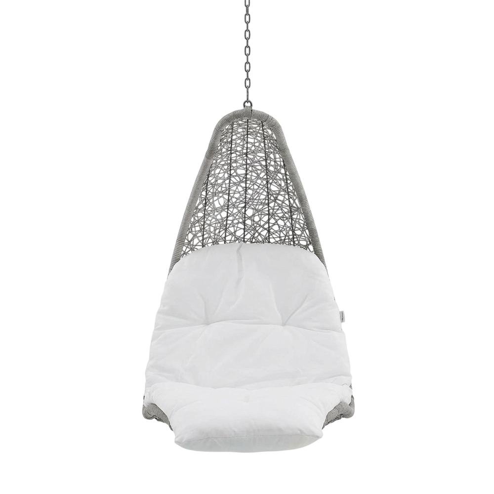Outdoor Lounge Chair In Neutral Color With Durable Construction, Modern Design