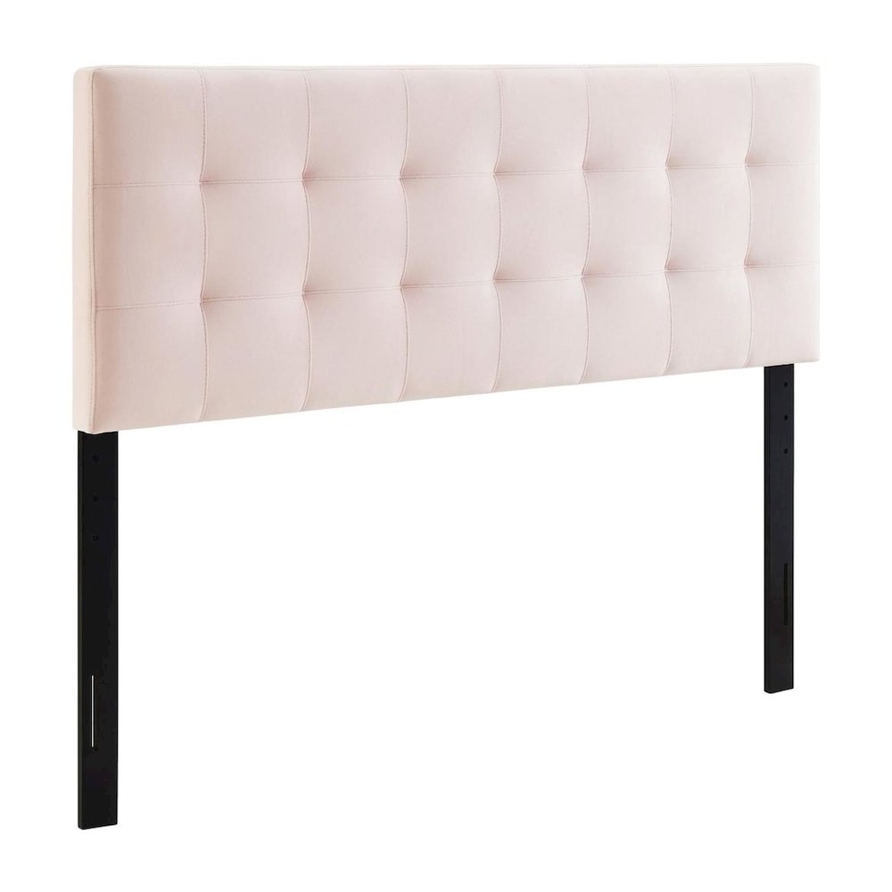 Biscuit Tufted Queen Headboard in Performance Velvet with Plush Design
