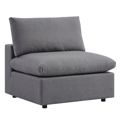 Outdoor Patio Armless Lounge Chair In Weather-Resistant Finish