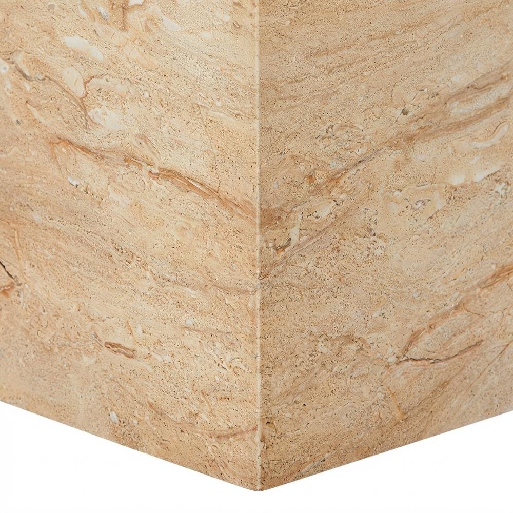 Square Concrete Side Table For Indoor And Outdoor Use With Modern Design