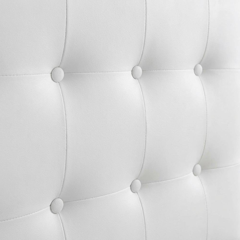 Upholstered Fabric King Headboard with Soft Padding and Elegant Design