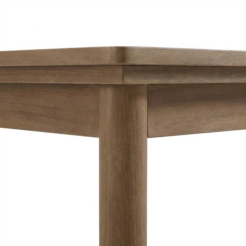 Metal Outdoor Dining Table, 76-Inch Length, Aluminum Construction