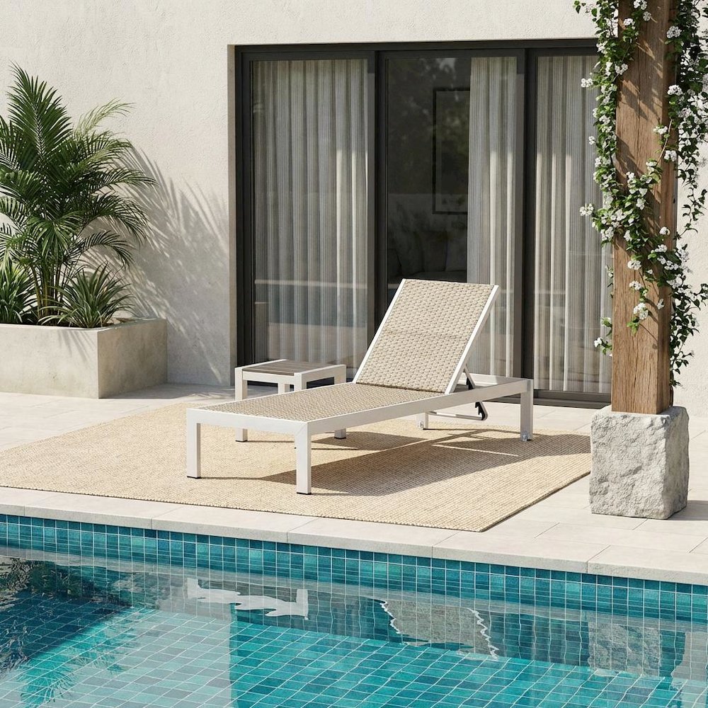 Outdoor Patio Furniture Set With Comfortable Lounge Chairs And Sturdy Design