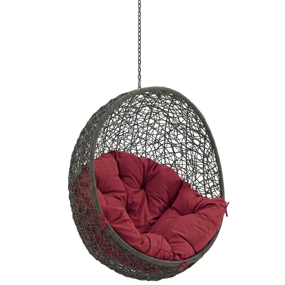 Outdoor Patio Chair With Comfortable Cushion And Modern Design