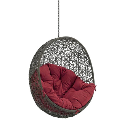 Outdoor Patio Chair With Comfortable Cushion And Modern Design