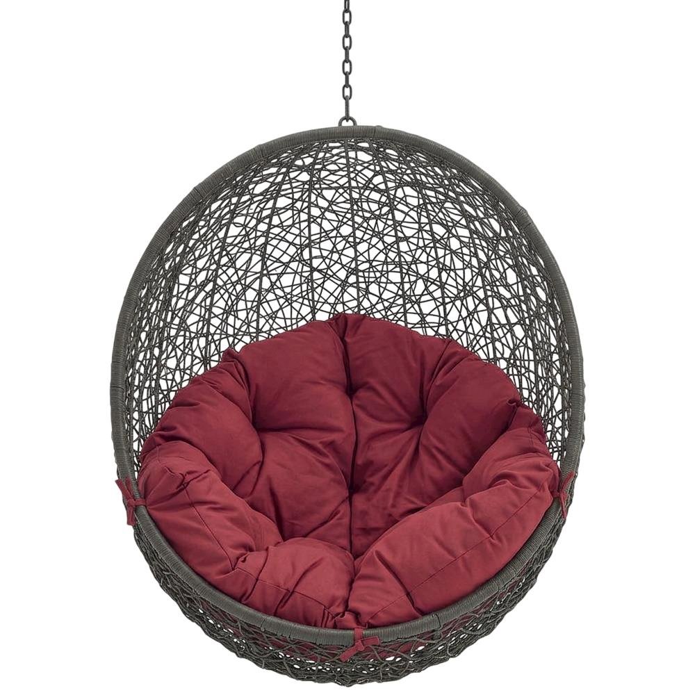 Outdoor Patio Chair With Comfortable Cushion And Modern Design