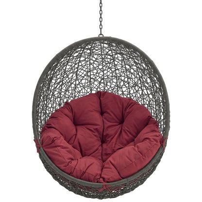 Outdoor Patio Chair With Comfortable Cushion And Modern Design