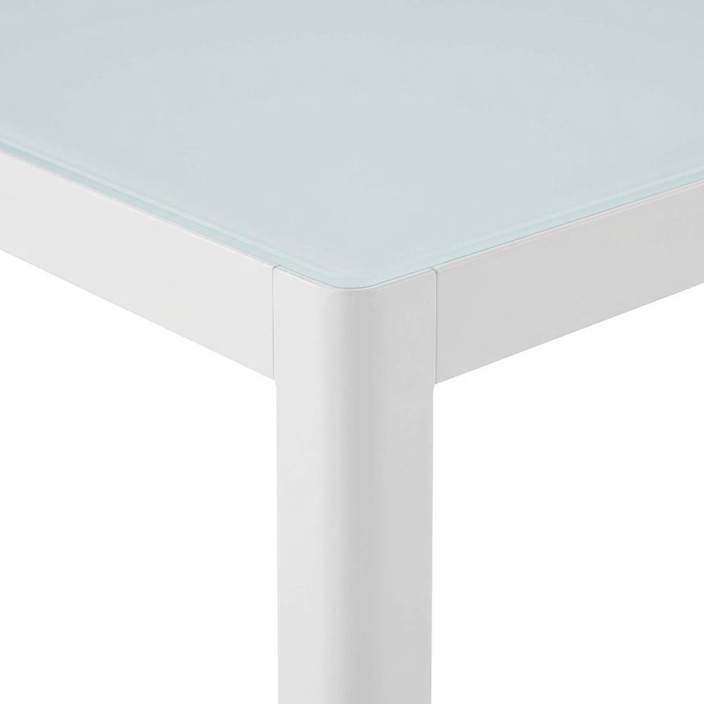 Sturdy Aluminum Outdoor Dining Table With Weatherproof Finish For Patios