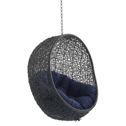 Outdoor Patio Lounge Chair In Neutral With Comfortable Cushion