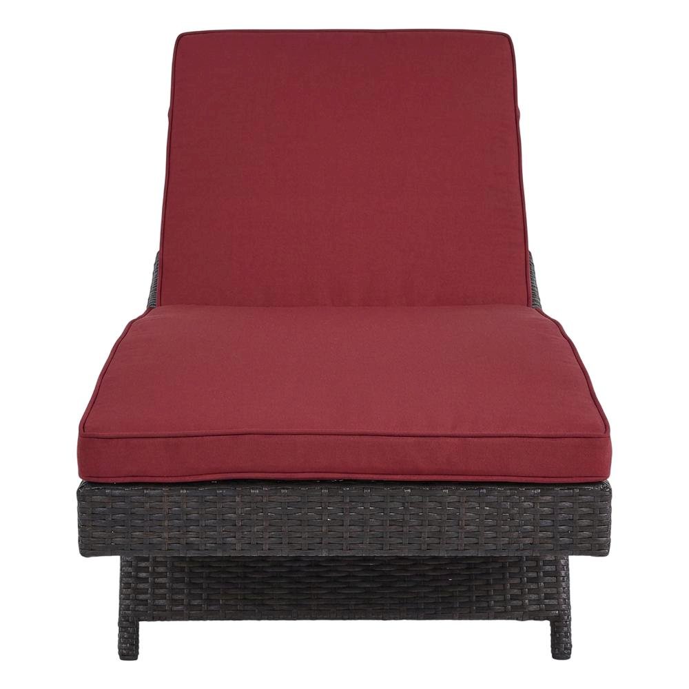Outdoor Patio Chaise Set Of 4 With Cushioned Lounge Chairs, Backyard Relaxation