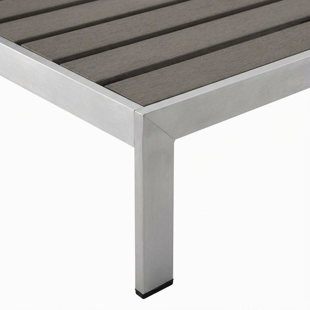 Outdoor Patio Aluminum Chaise Set Of 4 With Stack-Free Design, Backrests