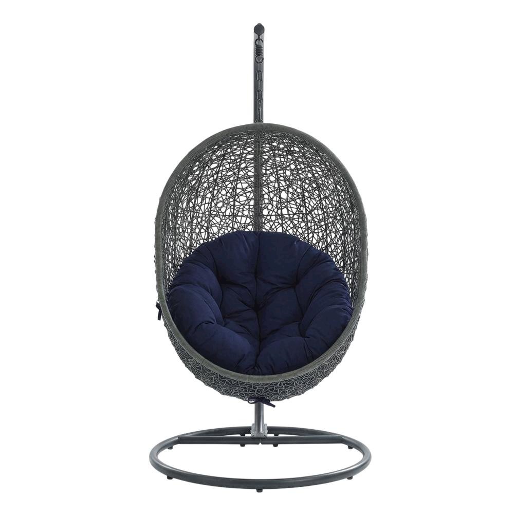 Outdoor Patio Chair With Stand In Elegant Design For Relaxing Outdoor Space