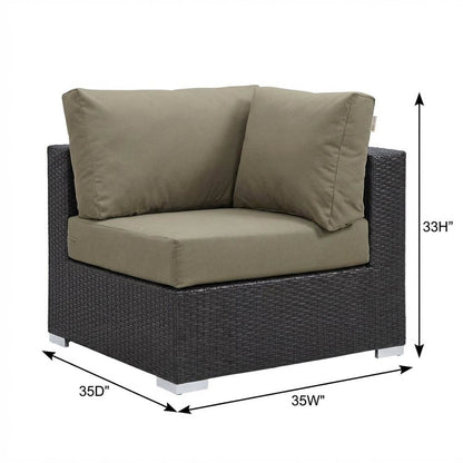 Outdoor Patio Corner Sofa With Cushions For Cozy Outdoor Living