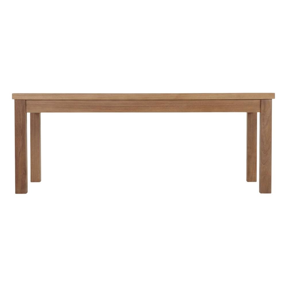 Teak Outdoor Coffee Table With Rectangular Design And Durable Finish