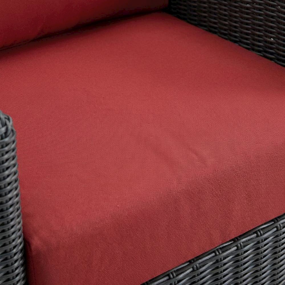 Outdoor Fabric Patio Armchair with Cushions and Sturdy Frame for Outdoor Seating