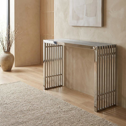 Wooden Console Table with Sleek Finish and Sturdy Construction
