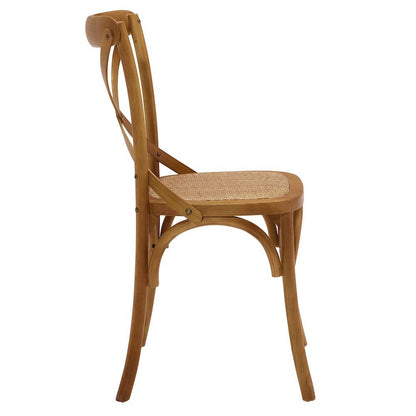 Wood Dining Side Chair with Comfortable Seat and Modern Design