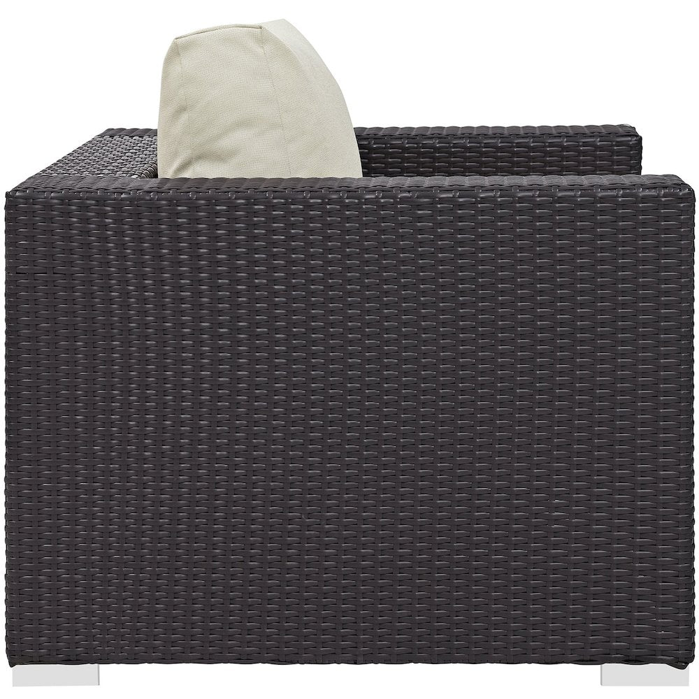 Convene 5 Piece Outdoor Patio Sectional Set