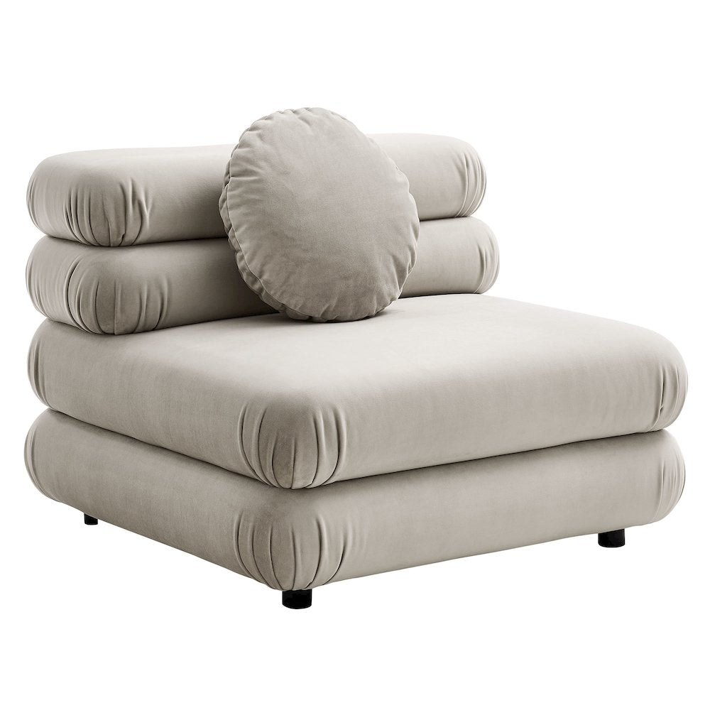 Jubilee 4-Piece Modular Performance Velvet Sectional Sofa