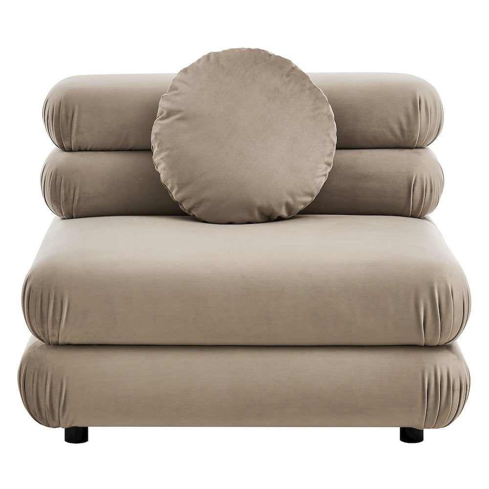 Jubilee 4-Piece Modular Performance Velvet Sectional Sofa