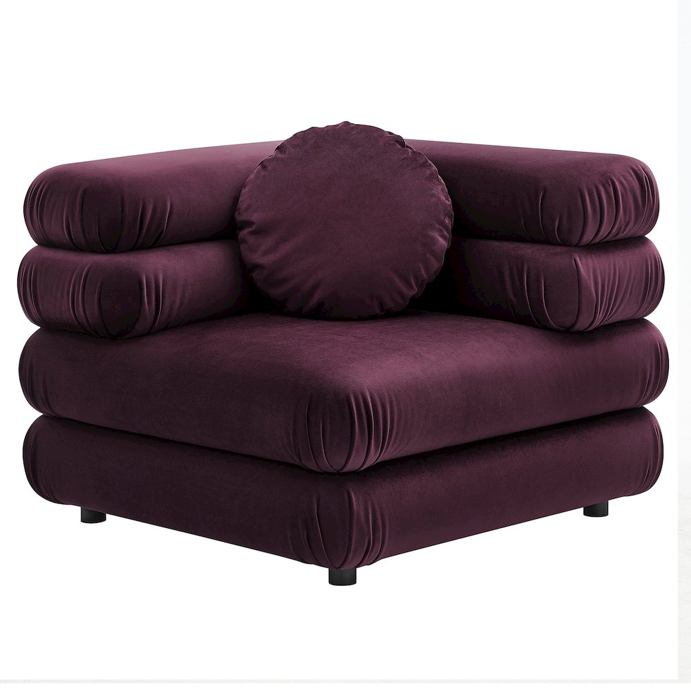 Jubilee 4-Piece Modular Performance Velvet Sectional Sofa