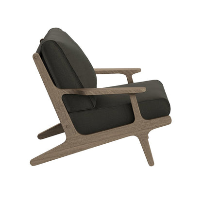 Saratoga 3-Piece Patio Teak Wood Furniture Set Lounge Chairs, Side Table
