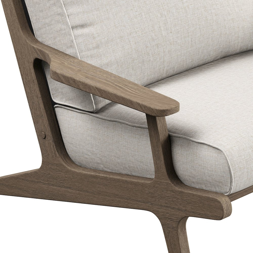 Saratoga 3-Piece Patio Teak Wood Furniture Set Lounge Chairs, Side Table