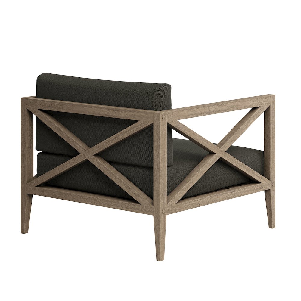 Northlake 5-Piece Outdoor Patio Teak Wood Furniture Set