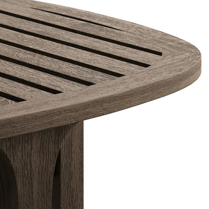 Saratoga 3-Piece Patio Teak Wood Furniture Set Lounge Chairs, Side Table
