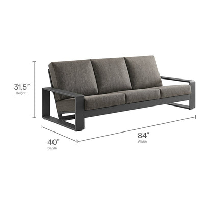 Lirienne 4-Piece Outdoor Patio Aluminum Furniture Set
