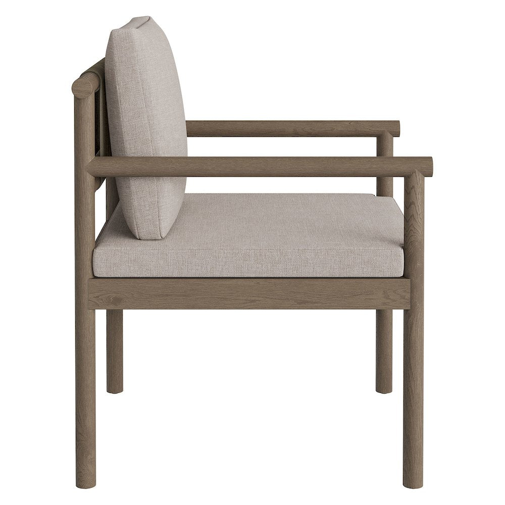 Eleni 7 Piece Outdoor Patio Teak Wood Dining Set