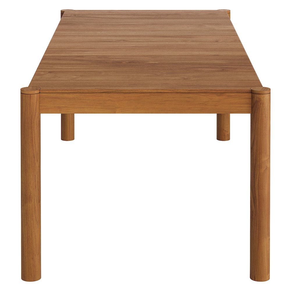 Eleni 7 Piece Outdoor Patio Teak Wood Dining Set