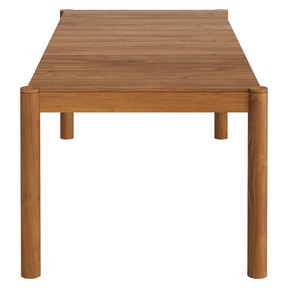 Eleni 7 Piece Outdoor Patio Teak Wood Dining Set