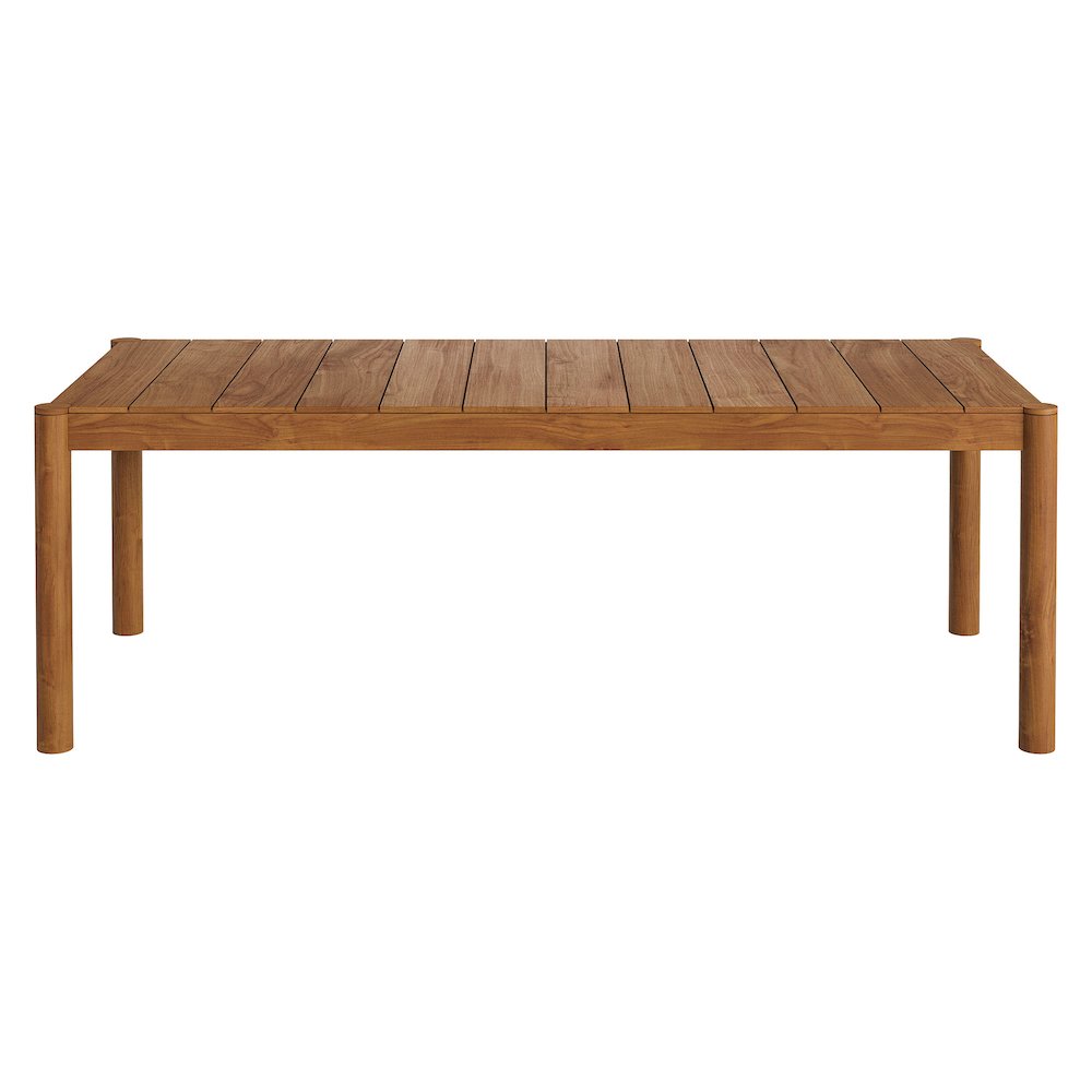 Eleni 7 Piece Outdoor Patio Teak Wood Dining Set