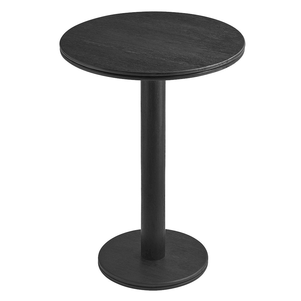 Neo 3-Piece Round Indoor - Outdoor Patio Patio Wood Bar Table And Stool Set