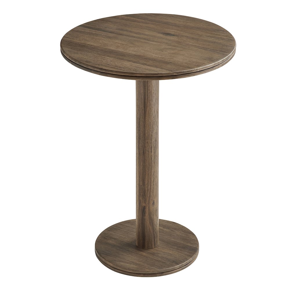 Neo 3-Piece Round Indoor - Outdoor Patio Patio Wood Bar Table And Stool Set