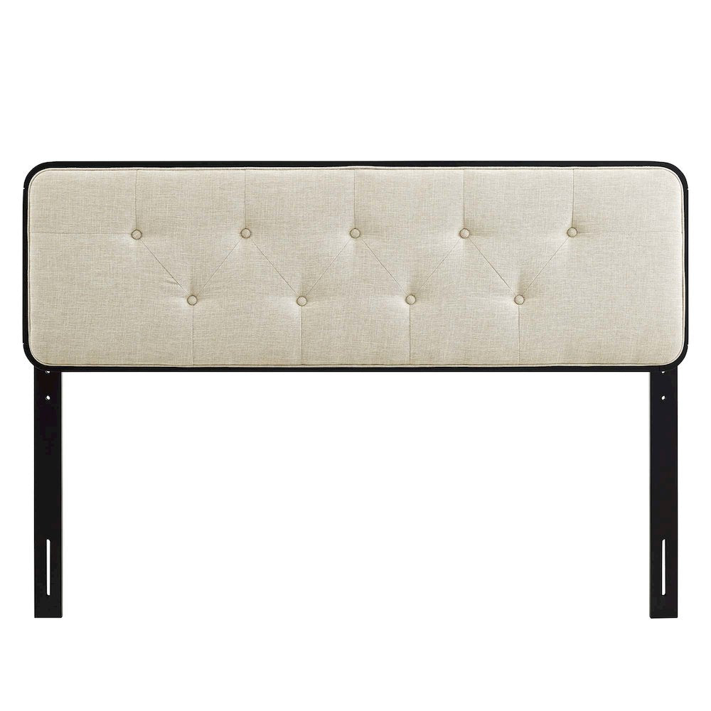 Bridgette Wood Queen Platform Bed With Splayed Legs