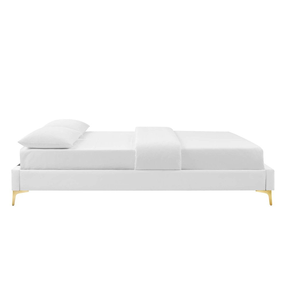Gwyneth Tufted Performance Velvet Twin Platform Bed